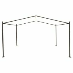 Tonnelle Certeli Carrée Forme Abri Coloris Graphite/ardoise -Demeyers Magasin tonnelle certeli carree forme abri coloris graphite ardoise 5