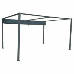 Tonnelle Palmeira 4x3 M Gris Ardoise Hespéride 9 Tonnelle Palmeira 4x3 M Gris Ardoise Hespéride -Demeyers Magasin tonnelle palmeira 4x3 m gris ardoise hesperide 2