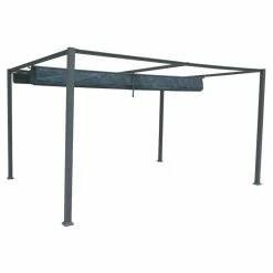 Tonnelle Palmeira 4x3 M Gris Ardoise Hespéride 10 Tonnelle Palmeira 4x3 M Gris Ardoise Hespéride -Demeyers Magasin tonnelle palmeira 4x3 m gris ardoise hesperide 3