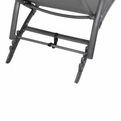 Transat Samba Pliable Anthracite/graphite Hespéride -Demeyers Magasin transat samba pliable anthracite graphite hesperide 4