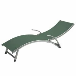 Transat Samba Pliable Et Empilable Vert Olive Hespéride -Demeyers Magasin transat samba vert olive hesperide 1 5