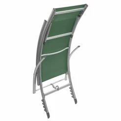 Transat Samba Pliable Et Empilable Vert Olive Hespéride -Demeyers Magasin transat samba vert olive hesperide 1 8