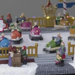 Village De Noël Animé, Lumineux Et Musical Auto-tamponneuses -Demeyers Magasin village de noel anime lumineux et musical auto tamponneuses 1