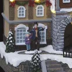 Village De Noël Animé, Lumineux Et Musical Gare Centrale -Demeyers Magasin village de noel anime lumineux et musical gare du centre 1 2