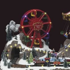 Village De Noël Géant Fête Foraine Lumineux Et Animé -Demeyers Magasin village de noel fete foraine lumineux et anime 1