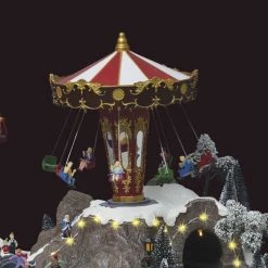 Village De Noël Géant Fête Foraine Lumineux Et Animé -Demeyers Magasin village de noel fete foraine lumineux et anime 2