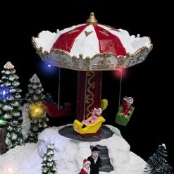 Village De Noël Parc D'attractions Lumineux Et Animé -Demeyers Magasin village de noel parc d attractions lumineux et anime 1