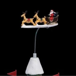 Village De Noël Passage Du Père-Noël Lumineux Animé 6 Village De Noël Passage Du Père-Noël Lumineux Animé -Demeyers Magasin village de noel passage du pere noel lumineux anime 1