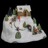 Village De Noël Piste De Luge Animé Et Lumineux -Demeyers Magasin village de noel piste de luge anime et lumineux