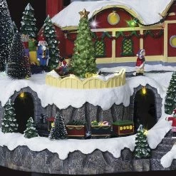 Village De Noël Roue Du Père Noël Animé Et Lumineux 7 Village De Noël Roue Du Père Noël Animé Et Lumineux -Demeyers Magasin village de noel roue du pere noel anime et lumineux 1 2