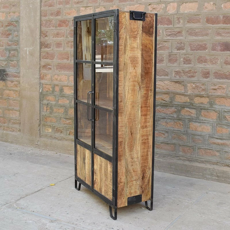 Vitrine 2 Portes 4 Niveaux Manguier 8 Vitrine 2 Portes 4 Niveaux Manguier – Image 6