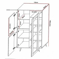 Vitrine 3 Portes Avec LED Wiva -Demeyers Magasin vitrine 3 portes avec led wiva 5