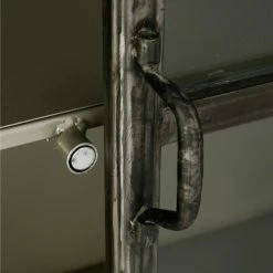 Vitrine Bibliothèque Broc Métal Noir Atmosphera -Demeyers Magasin vitrine bibliotheque broc metal noir atmosphera 3