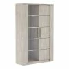 Demeyere Vitrine LED 2 Portes CANNES Chêne Champagne/béton Clair 2 Demeyere Vitrine LED 2 Portes CANNES Chêne Champagne/béton Clair -Demeyers Magasin vitrine led 2 portes cannes chene champagne beton clair